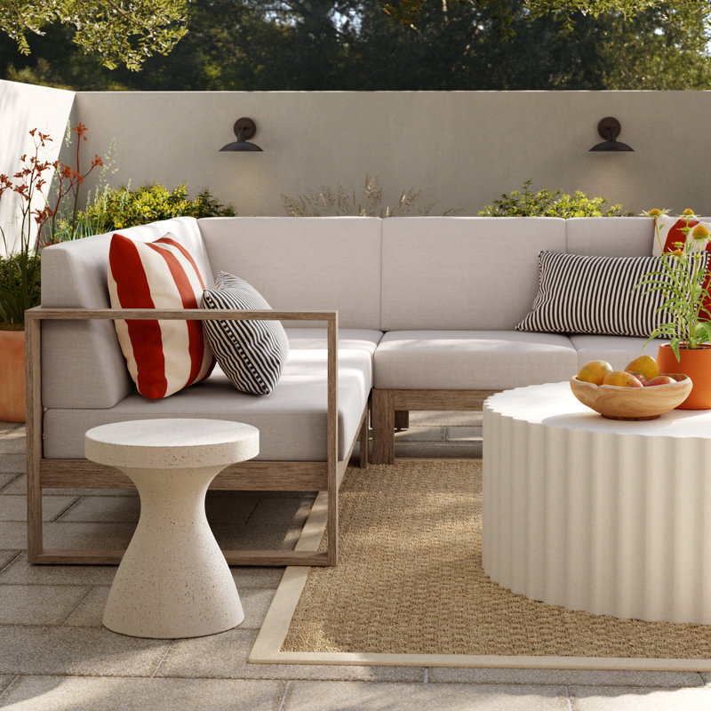 Gavina 90.4 Eucalyptus Outdoor Patio Sectional